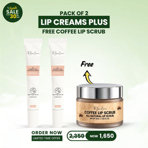 Pack of 2 Lip Cream + FREE Scrub